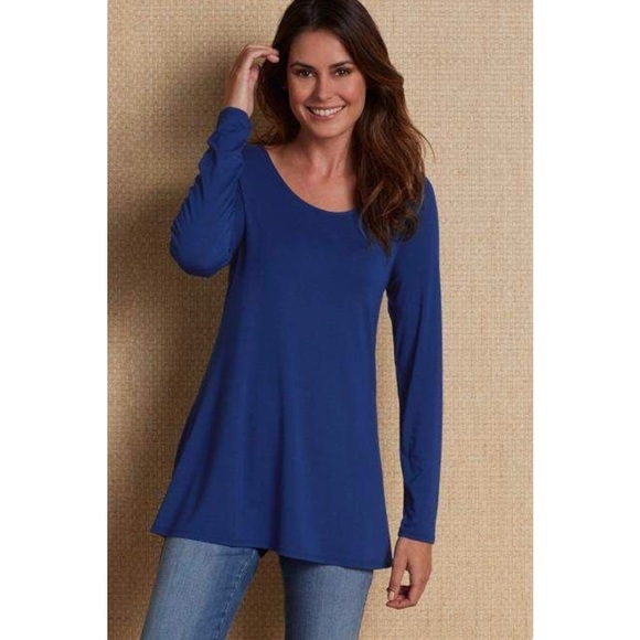 Soft Surroundings LONG SLEEVE TEE…Color Marshmallow Size 2X…BNWOT - Picture 1 of 4